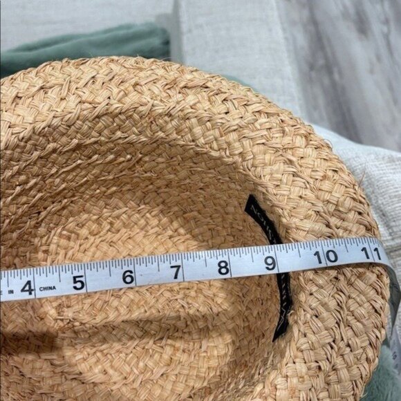 WHITTALL & SHON 100% STRAW SUMMER HAT - Picture 4 of 5